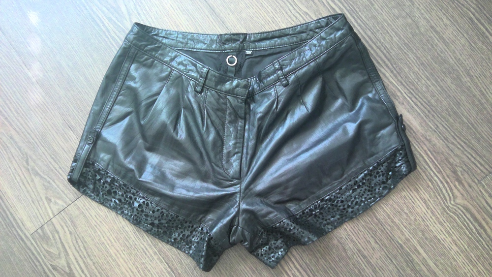 Poleci leather shorts size 4